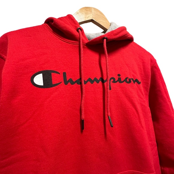 Champion: Men's Athletic Hoodie with Pockets - Picture 2 of 4